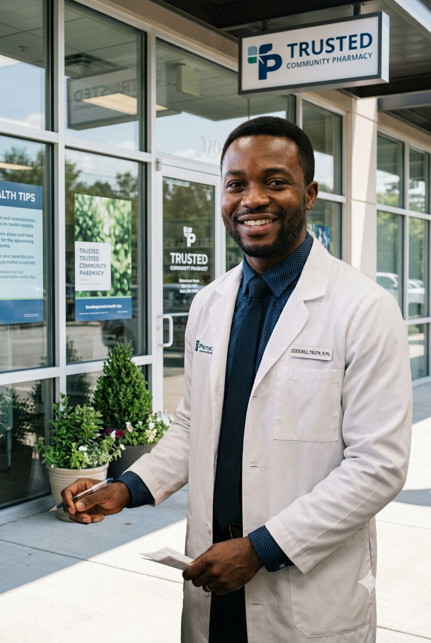 Godswill Truth, Community Pharmacist